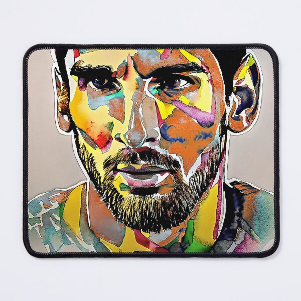 Item preview, watercolor portrait of Messi designed and sold by bogfl.