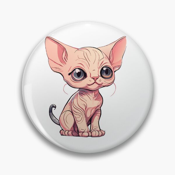 Artikelvorschau, Cute Sphynx Cat, Room Decor, Art Prints, Cats Art, Art Prints entworfen und verkauft von ArchieDid.