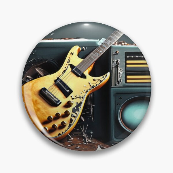 Artikelvorschau, Symbol für E-Gitarre und Verstärker entworfen und verkauft von stemoir.