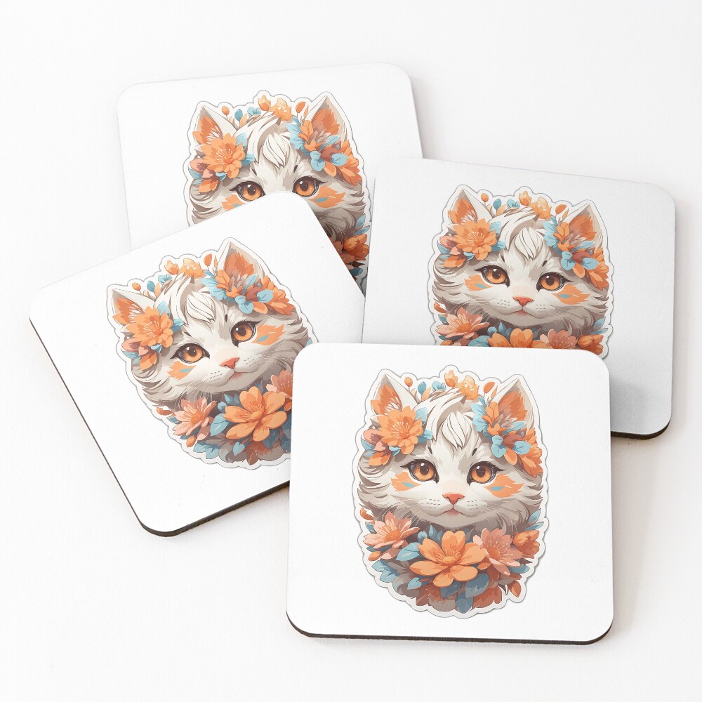 Item preview, Coasters (Set of 4) designed and sold by ROKANDESIGNART.