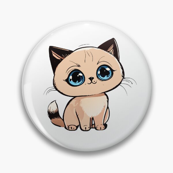 Artikelvorschau, Cute Tonkinese Cat, Room Decor, Art Prints, Cats Art, Art Prints entworfen und verkauft von ArchieDid.