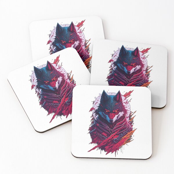 Item preview, Shadow Wolf Sticker designed and sold by ROKANDESIGNART.
