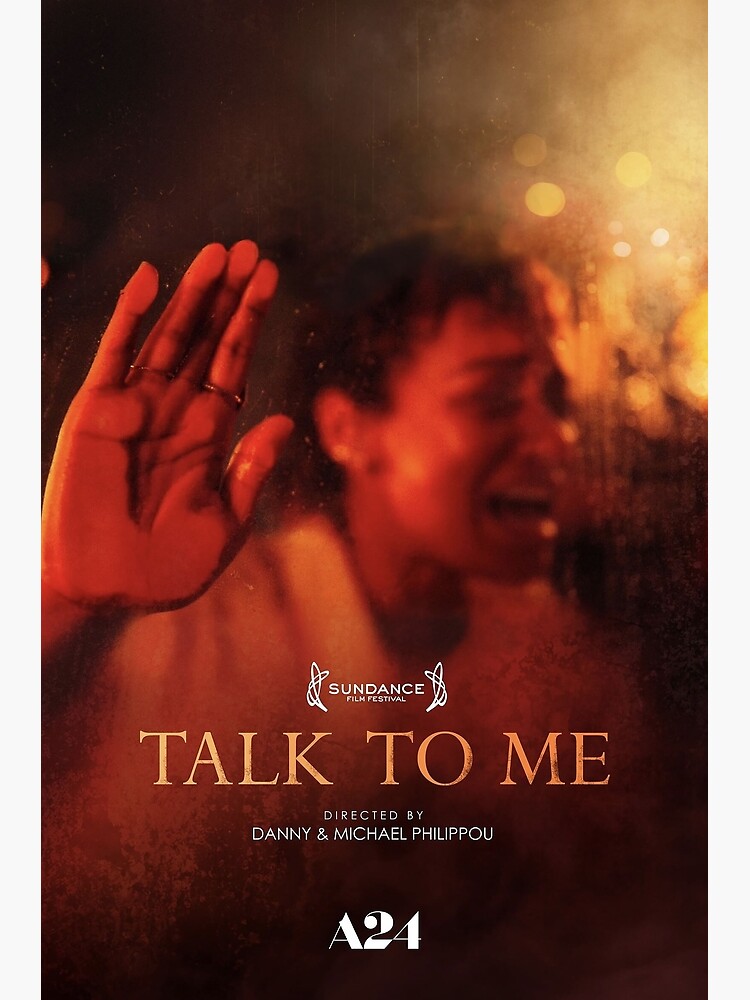"Talk To Me (2023)" Poster for Sale by belainesohaa Redbubble