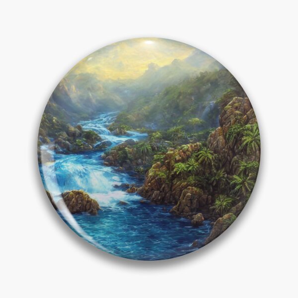 Item preview, Rapid river in the rainforest designed and sold by M-Y-A-R-T-.