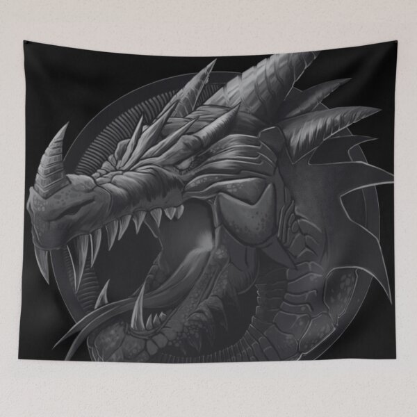Item preview, Angry Fantasy Dark Dragon  designed and sold by Tweetypie32.