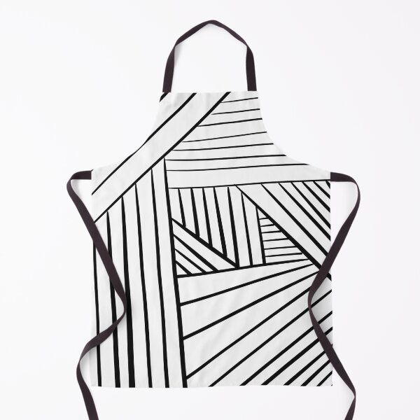 Item preview, Minimalist abstract art black lines stripes designed and sold by Prints Actually.