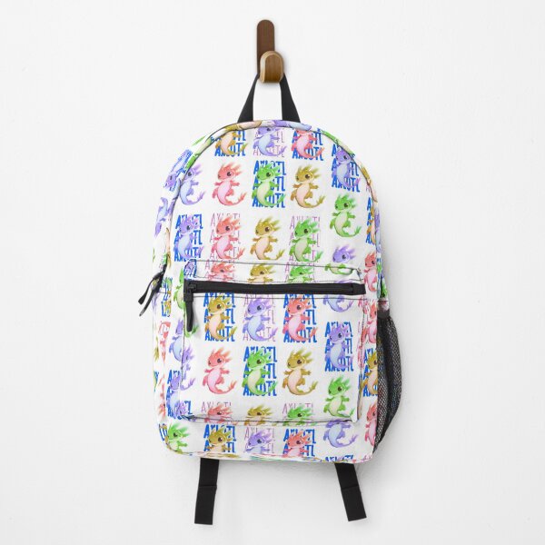 Item preview, Colorful Axolotl Sticker Pack with Text Blocks by ZeesDesign designed and sold by ZEESDESIGN.