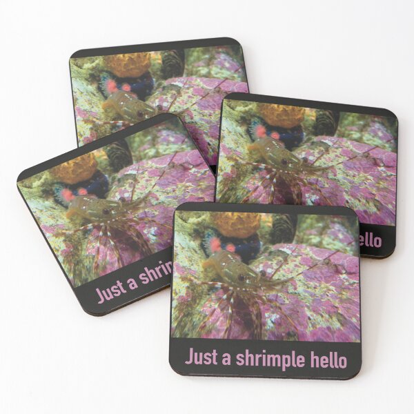 Item preview, Shrimple hello designed and sold by Rainbowhydra.