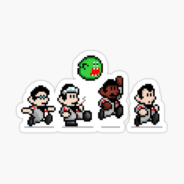 Item preview, 8-BIT GHOSTBUSTERS - 0181 designed and sold by GeeklyShirts.