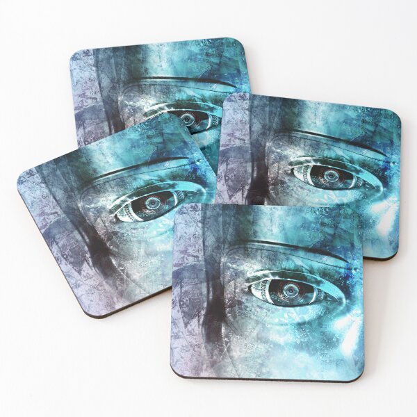 Item preview, android head, eye, ai designed and sold by neurostructure.