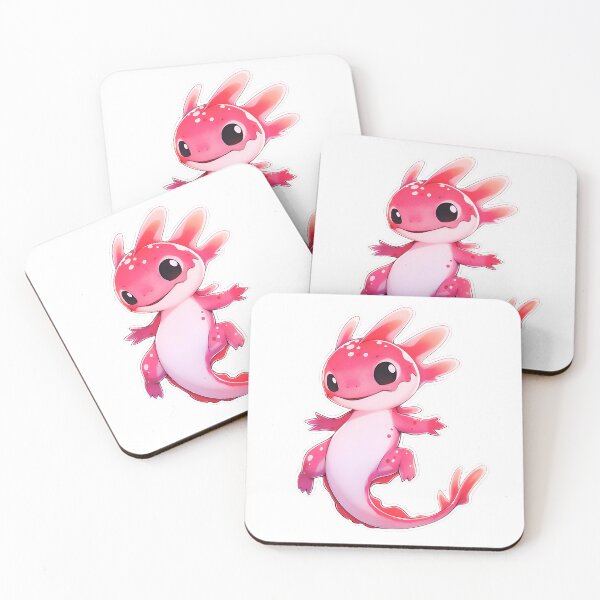Item preview, Pink Magenta Axolotl Sticker Design by ZeesDesign designed and sold by ZEESDESIGN.