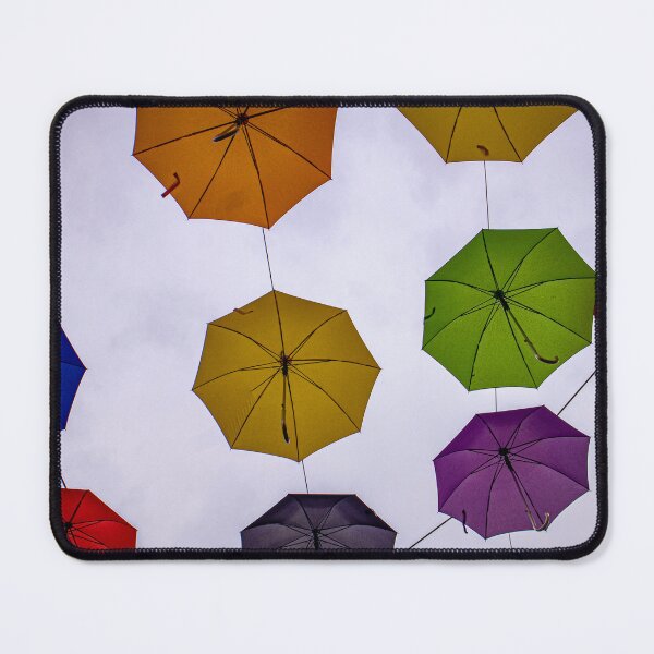Item preview, Street decoration colorful umbrellas background designed and sold by stemoir.