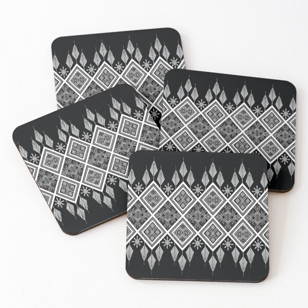 Item preview, Classic Sout-East Asian black and white geometric pattern. designed and sold by ddtpong27.