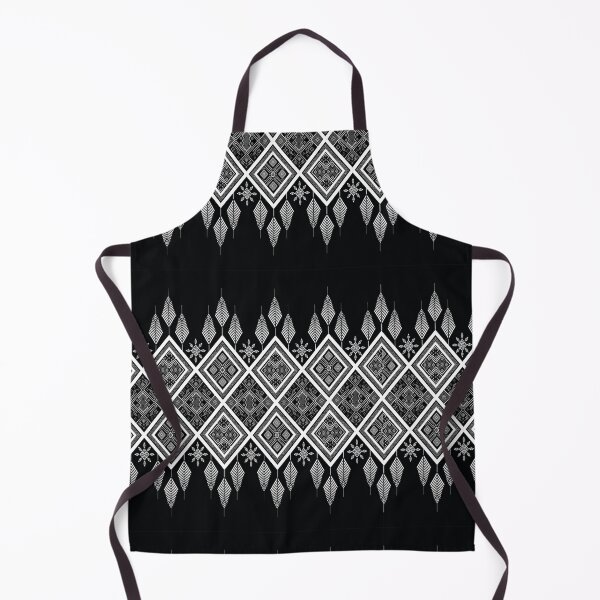 Item preview, Classic Sout-East Asian black and white geometric pattern. designed and sold by ddtpong27.