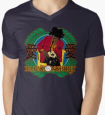 Jean-Michel Basquiat T-Shirt mit V-Ausschnitt