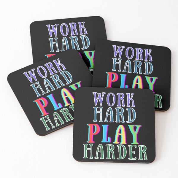 Item preview, Work hard play harder for gamers designed and sold by noneko04.