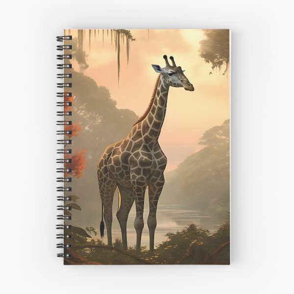 Item preview, Picture of a giraffe in the jungle in the style of fantastic realism designed and sold by Pflugart.