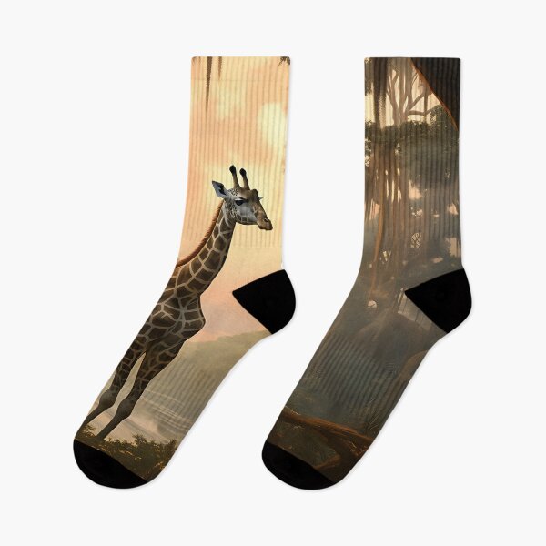 Item preview, Picture of a giraffe in the jungle in the style of fantastic realism designed and sold by Pflugart.