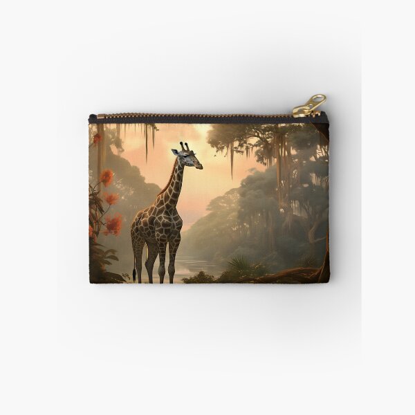 Item preview, Picture of a giraffe in the jungle in the style of fantastic realism designed and sold by Pflugart.
