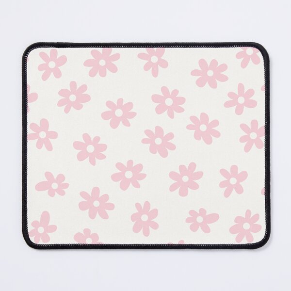Item preview, PINK AND WHITE BIG FLOWERS DITSY DAISY PRAIRIE STYLE BOHO RETRO FLORALS designed and sold by blomastudios.