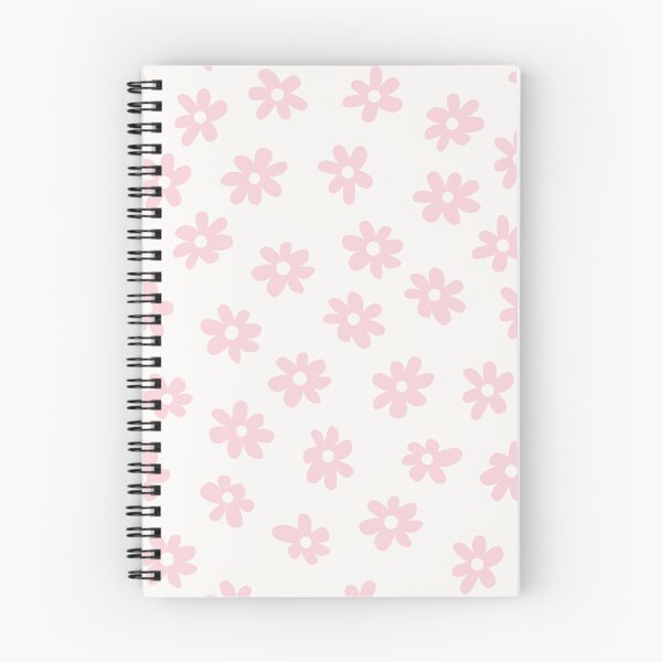 Item preview, PINK AND WHITE BIG FLOWERS DITSY DAISY PRAIRIE STYLE BOHO RETRO FLORALS designed and sold by blomastudios.