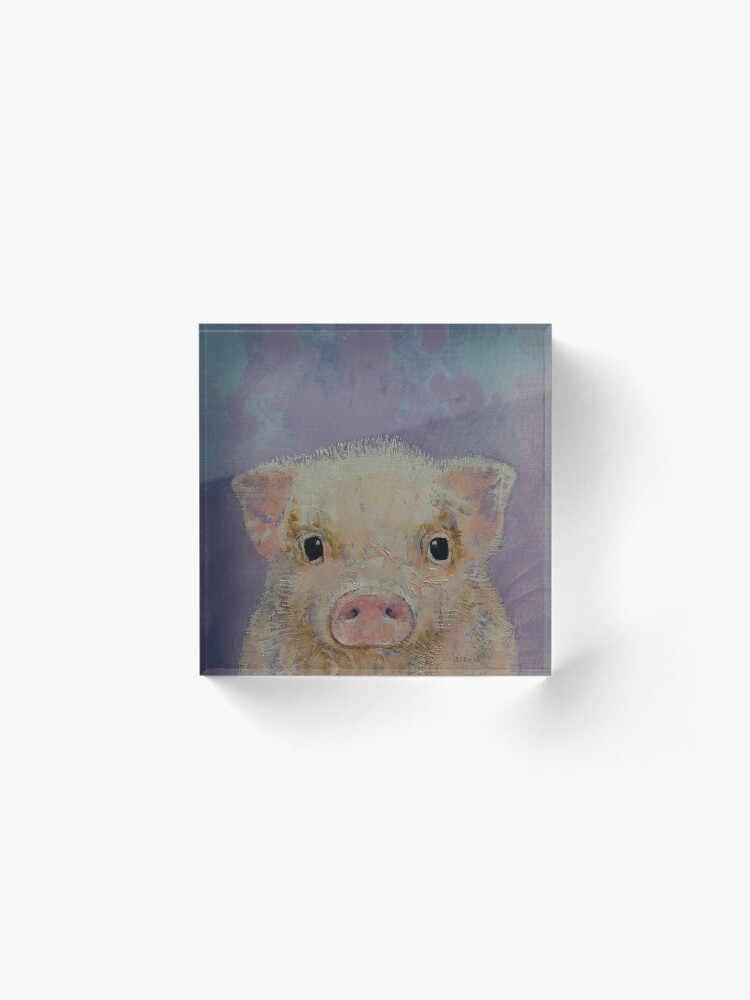 Alternate view of Piglet Acrylic Block