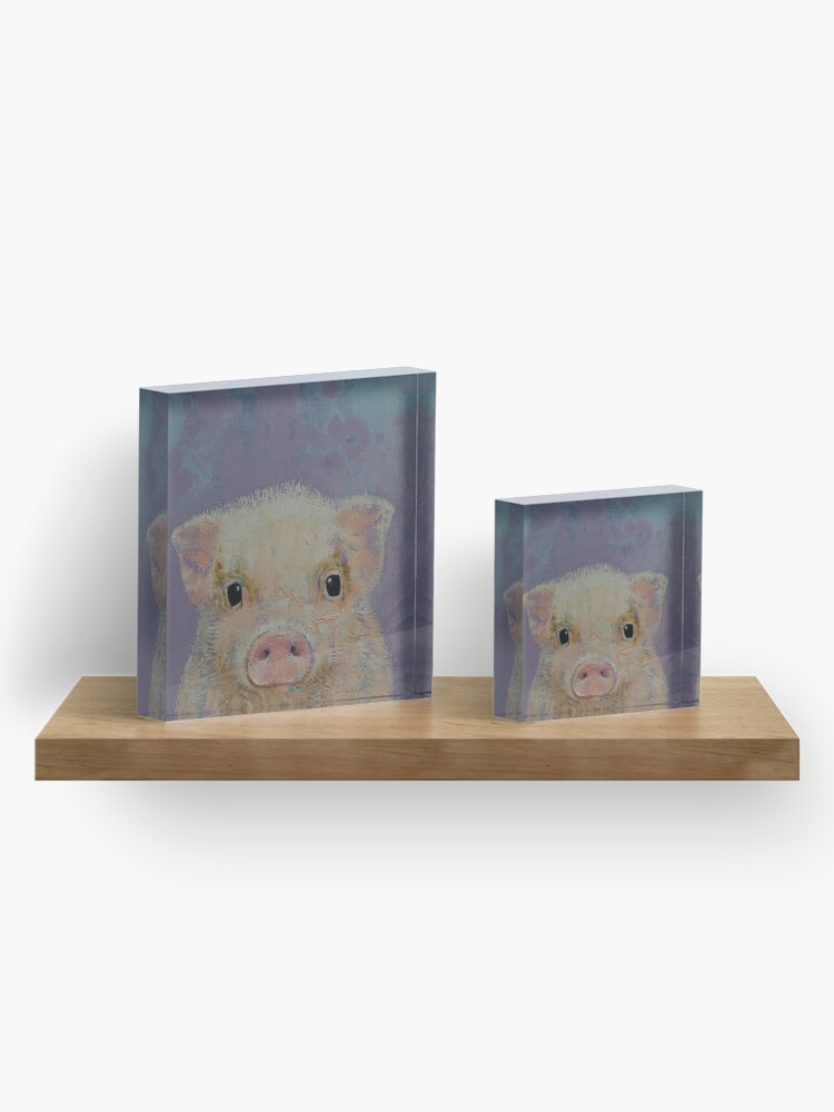 Alternate view of Piglet Acrylic Block