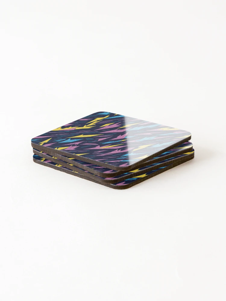 Thumbnail 4 of 5, Coasters (Set of 4), Abstract Pattern designed and sold by Houerd.