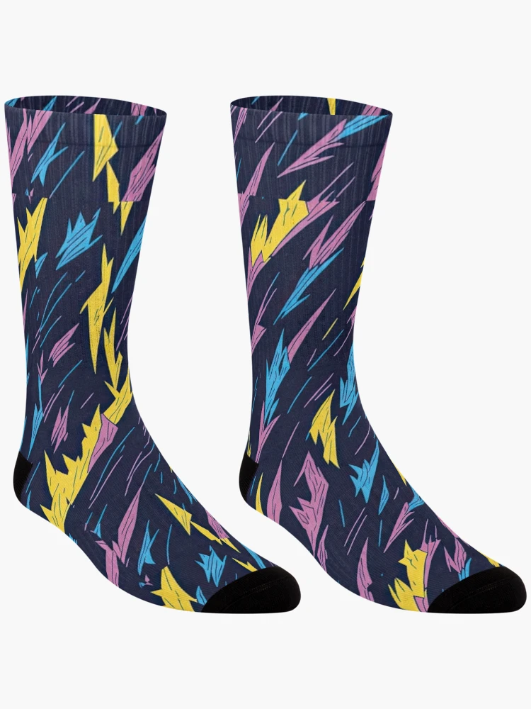 Thumbnail 3 of 5, Socks, Abstract Pattern designed and sold by Houerd.