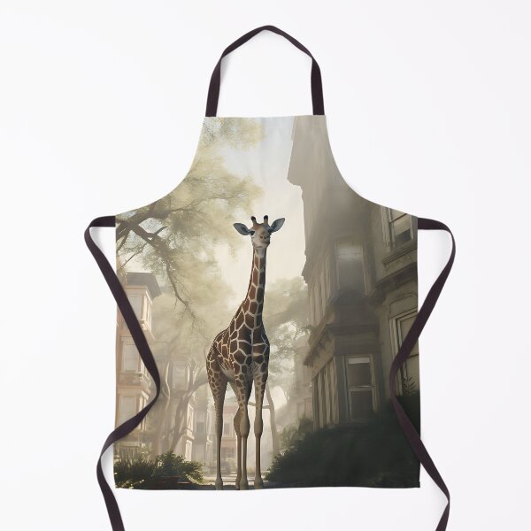 Item preview, Image of a giraffe in Savannah / Georgia in the style of fantastic realism designed and sold by Pflugart.