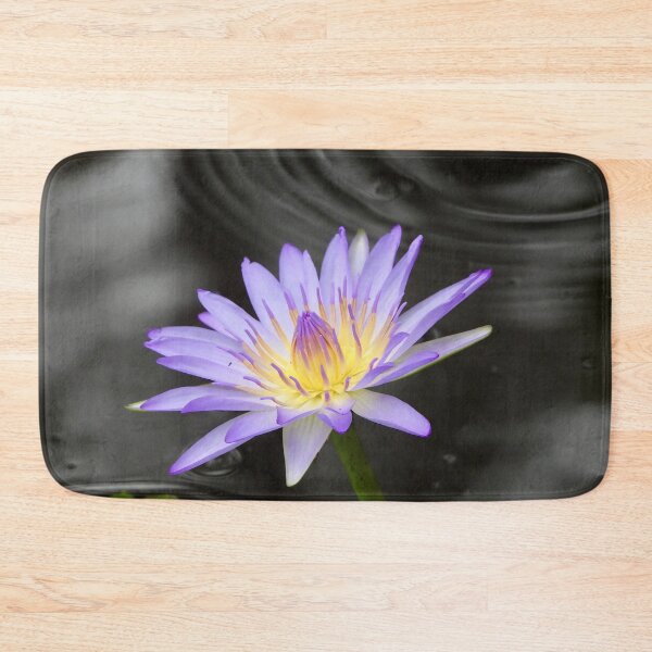 Item preview, Purple Lilly flower and water ripple designed and sold by Mark Grimsley.
