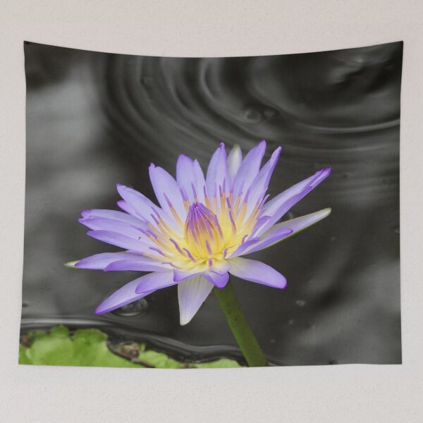 Item preview, Purple Lilly flower and water ripple designed and sold by Mark Grimsley.