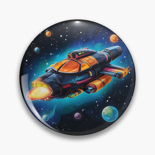 Item preview, Cartoon Futuristic Spaceship designed and sold by martinhect0r.