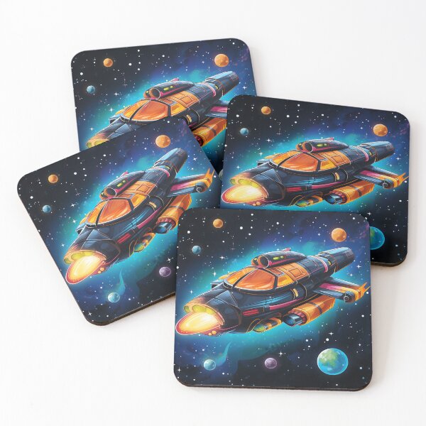 Item preview, Cartoon Futuristic Spaceship designed and sold by martinhect0r.