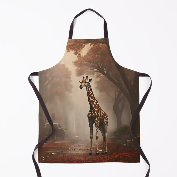 Item preview, Image of a giraffe in Savannah / Georgia in the style of fantastic realism designed and sold by Pflugart.