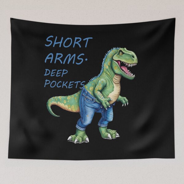 Item preview, Short Arms And Deep Pockets Fun TRex Illustration   designed and sold by taiche.