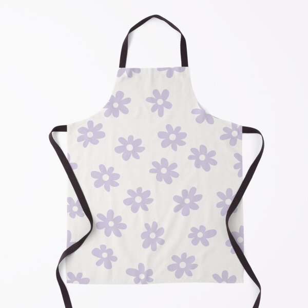 Item preview, LILAC AND WHITE BIG FLOWERS DITSY DAISY PRAIRIE STYLE BOHO RETRO FLORALS designed and sold by blomastudios.