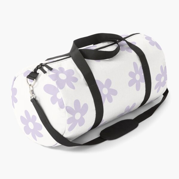 Item preview, LILAC AND WHITE BIG FLOWERS DITSY DAISY PRAIRIE STYLE BOHO RETRO FLORALS designed and sold by blomastudios.