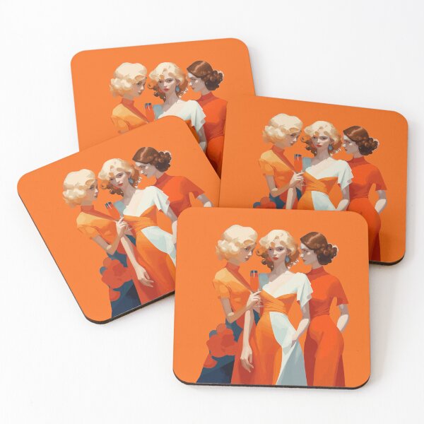Item preview, Three art deco women designed and sold by CatCoconut-Art.