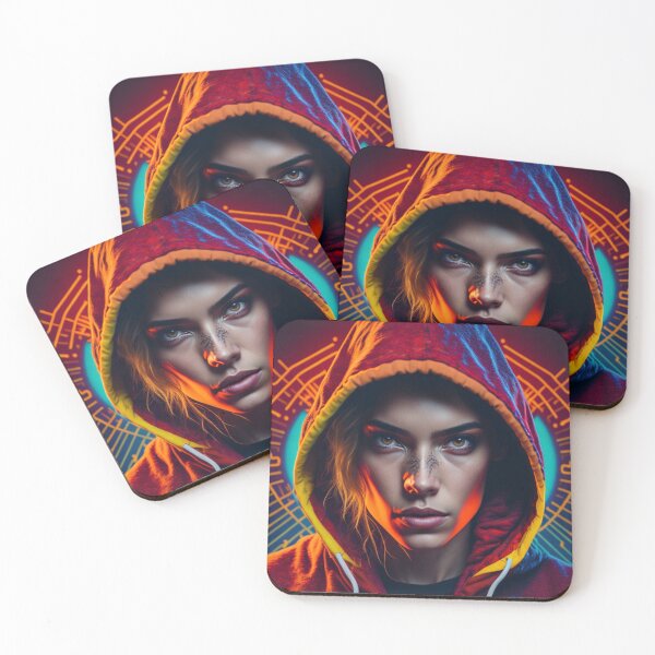 Item preview, Portrait of female DJ designed and sold by jsebouvi.