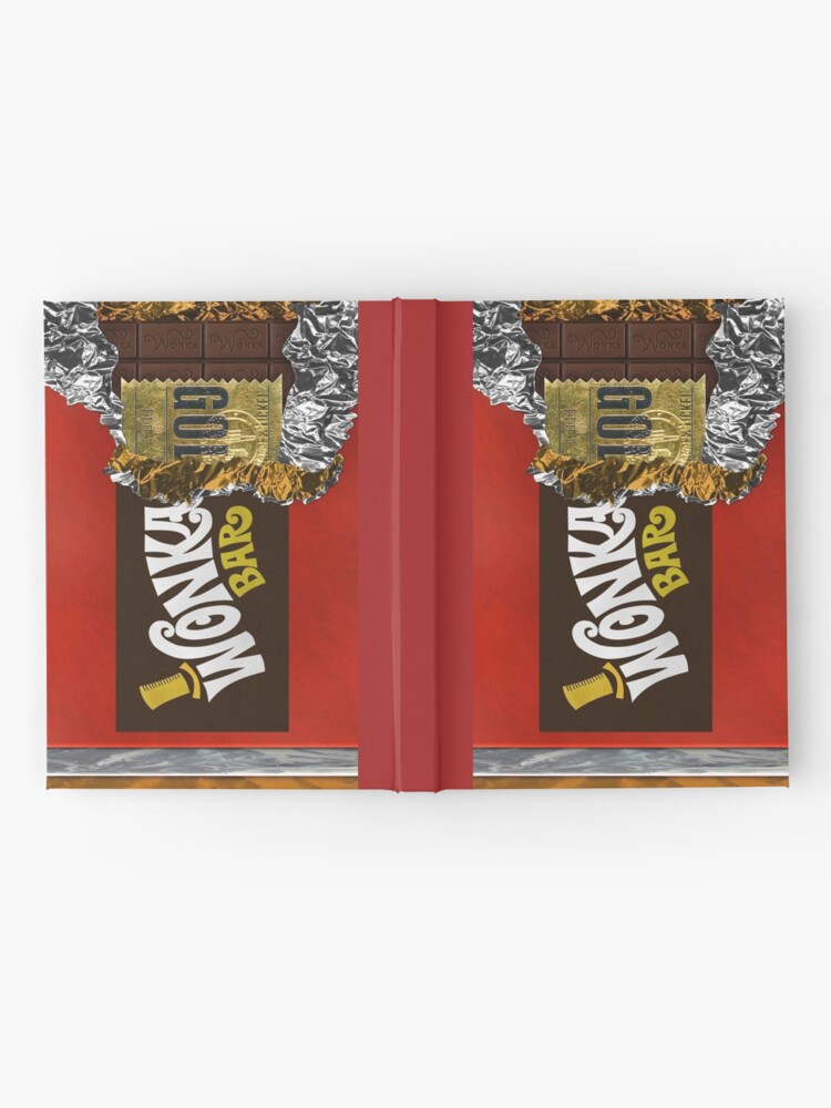 Alternate view of Wonka Chocolate Bar with Golden ticket Hardcover Journal