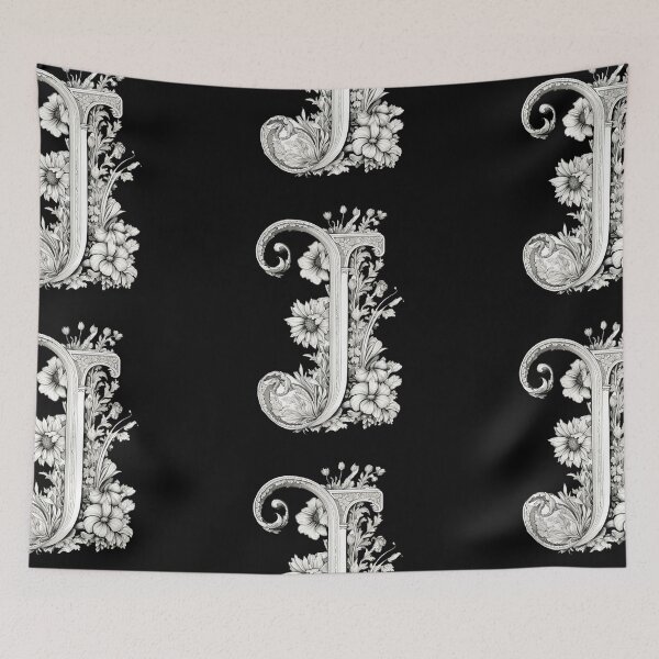 Item preview, Decorative Capital J designed and sold by TPhanDesign.