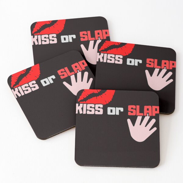 Item preview, Kiss or Slap shirt, funny, game, challenge designed and sold by MaudHand.