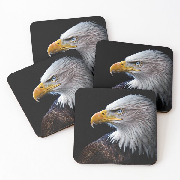 Item preview, Bald Eagle bird head designed and sold by InfigoArt.