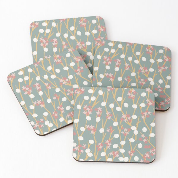 Item preview, Tiny Branches [olive green] designed and sold by Aia UENO design.