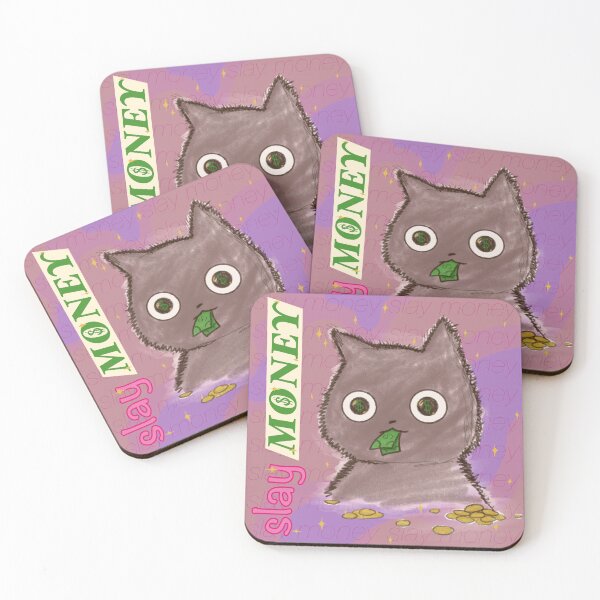 Item preview, Slay money cat designed and sold by Rainbowhydra.