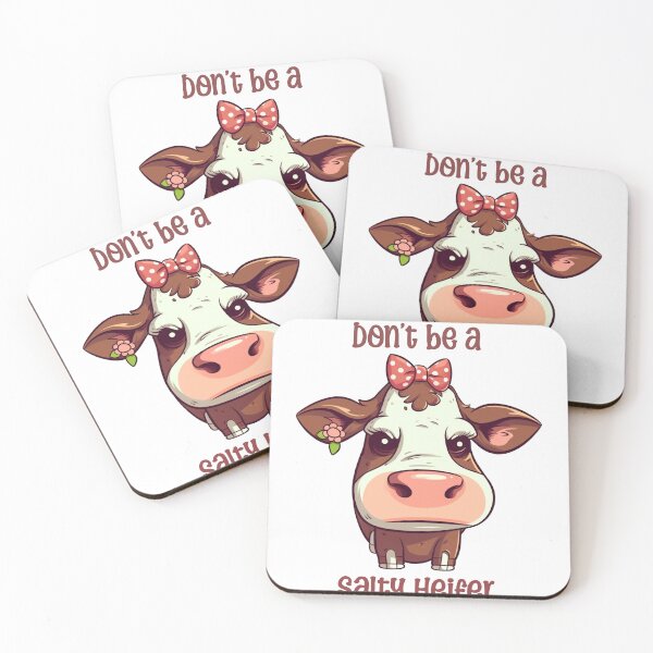 Item preview, Don’t be a salty heifer - cow designed and sold by JsmxCreations.