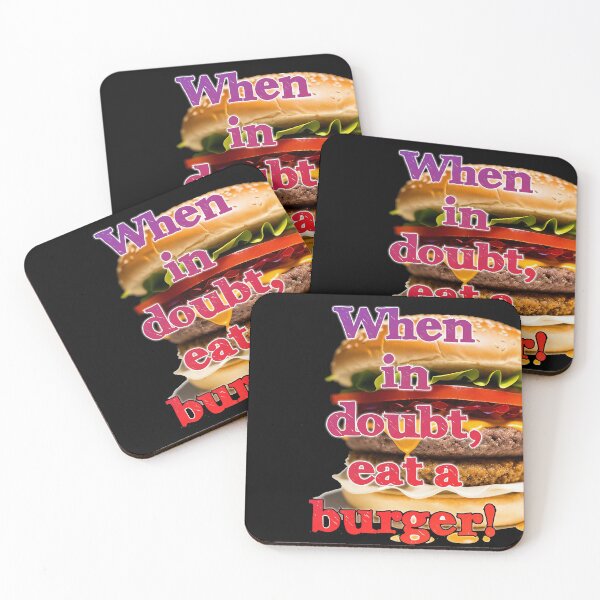 Item preview, When in doubt, eat a burger, Hamburger designed and sold by Goodyzaa.