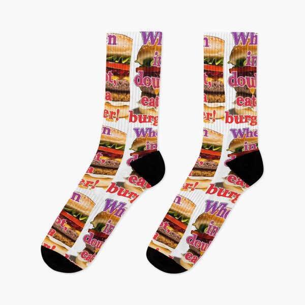 Item preview, When in doubt, eat a burger, Hamburger designed and sold by Goodyzaa.