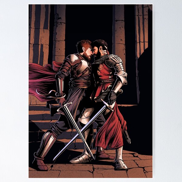 Sword-Crossed Lovers Poster